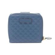 Gucci Vintage Pre-owned Laeder plnbcker Blue, Dam