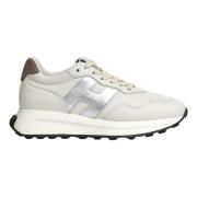 Hogan Retro Run Pelle Panna Sneakers White, Dam