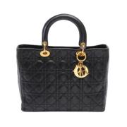 Dior Vintage Pre-owned Laeder handvskor Black, Dam