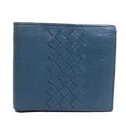 Bottega Veneta Vintage Pre-owned Laeder plnbcker Blue, Dam