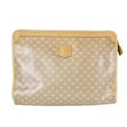 Celine Vintage Pre-owned Canvas kuvertvskor Beige, Dam