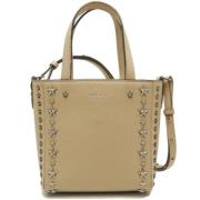 Jimmy Choo Pre-owned Pre-owned Laeder totevskor Beige, Dam