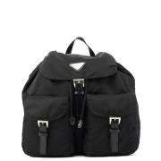 Prada Vintage Pre-owned Laeder ryggsckar Black, Dam