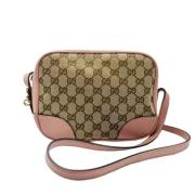 Gucci Vintage Pre-owned Canvas gucci-vskor Brown, Dam