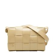 Bottega Veneta Vintage Pre-owned Laeder axelremsvskor Beige, Dam