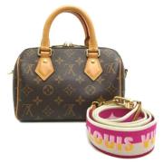 Louis Vuitton Vintage Pre-owned Tyg louis-vuitton-vskor Brown, Dam