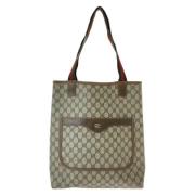 Gucci Vintage Pre-owned Canvas gucci-vskor Brown, Dam