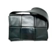 Bottega Veneta Vintage Pre-owned Laeder axelremsvskor Black, Dam