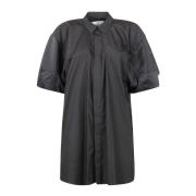 Sacai Poplin Twill Klänning Black, Dam