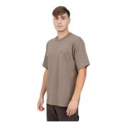 Dickies Brun kortärmad Clancy Heavyweight T-shirt Brown, Herr