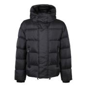 Dsquared2 Svart Hood Puff Jacka Black, Herr