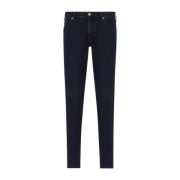 Emporio Armani Slim Fit Denim Jeans - Tidlös Essential Blue, Herr