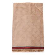 Gucci Sidenschal med band Beige, Herr