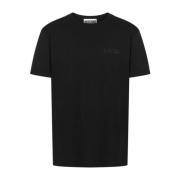 Moschino Svart Logodetalj Crew Neck T-shirt Black, Herr