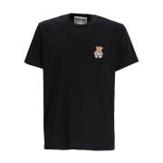 Moschino Teddy Bear Appliqué T-shirts och Polos Black, Herr