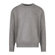 Polo Ralph Lauren Broderad ulltröja Gray, Herr