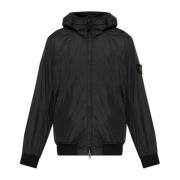 Stone Island Jacka med logotyp Black, Herr