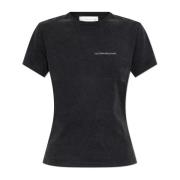 Victoria Beckham T-shirt med logotyp Black, Dam