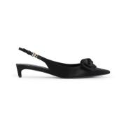 Dolce & Gabbana Elegant Svart Slingback Skor Black, Dam