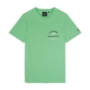 Lyle & Scott Grafisk T-shirt Racquet Club Stil Green, Herr