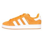 Adidas Originals Orange Campus Sneakers Retro Stil Orange, Herr