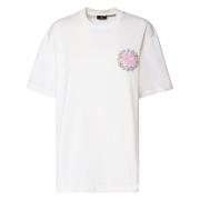 Etro Vit Bomull T-shirt med Logotyp White, Dam