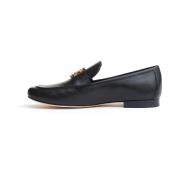 Tory Burch Svart läder Loafer skor Aw24 Black, Dam