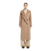 Max Mara Weekend Brun ull alpacka kappa Brown, Dam