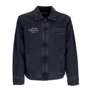 Guess Aged Worker Jacket Jet Black Multi Gray, Herr