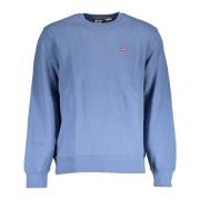 Levi's Blå Långärmad Sweatshirt med Logga Blue, Herr