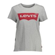 Levi's Kortärmad Damlogotyp T-tröja Grå Gray, Dam