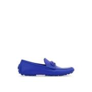 Salvatore Ferragamo Blå Logo Loafers Läderskor Blue, Herr