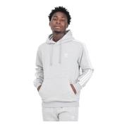 Adidas Originals Klassisk 3-Stripes Hoodie Tröja Gray, Herr