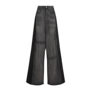 MM6 Maison Margiela Svarta jeans för en snygg look Gray, Dam