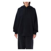 Y-3 Svart Stickat Hoodie Aw24 Black, Dam