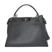 Fendi Vintage Pre-owned Laeder fendi-vskor Black, Dam