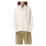 Studio Nicholson Duvull Cardigan Stickat Aw24 Beige, Herr