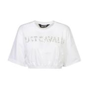 Just Cavalli Vita T-shirts & Polos för kvinnor White, Dam