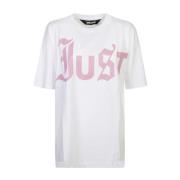 Just Cavalli Vita T-shirts & Polos för kvinnor White, Dam