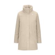 K-Way Beige Grey Jacka Beige, Dam