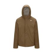 K-Way Brun Beige Jacka Brown, Herr