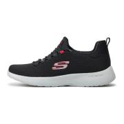 Skechers Dynamiska Sportiga Sneakers Black, Herr