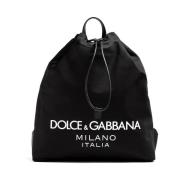 Dolce & Gabbana Stilren Ryggsäck för Dagligt Bruk Black, Herr