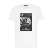 Dolce & Gabbana T-shirt med Unik Design White, Dam