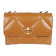 Tory Burch Diamant Quiltad Konvertibel Axelväska Brown, Dam