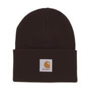 Carhartt Wip Räfflad Akryl Beanie Mössa Tobak Brown, Herr