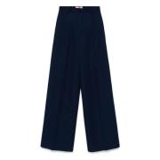 Twinset Rutig Byxor Blue, Dam