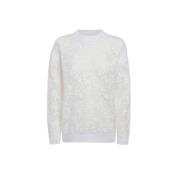 Ermanno Scervino Bomull Macramé Blommig Broderad Topp White, Dam