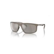 Emporio Armani Stiliga solglasögon i propionatmaterial Gray, Unisex