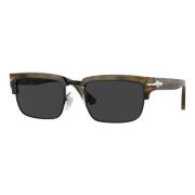 Persol Stiliga solglasögon i klassisk design Brown, Unisex